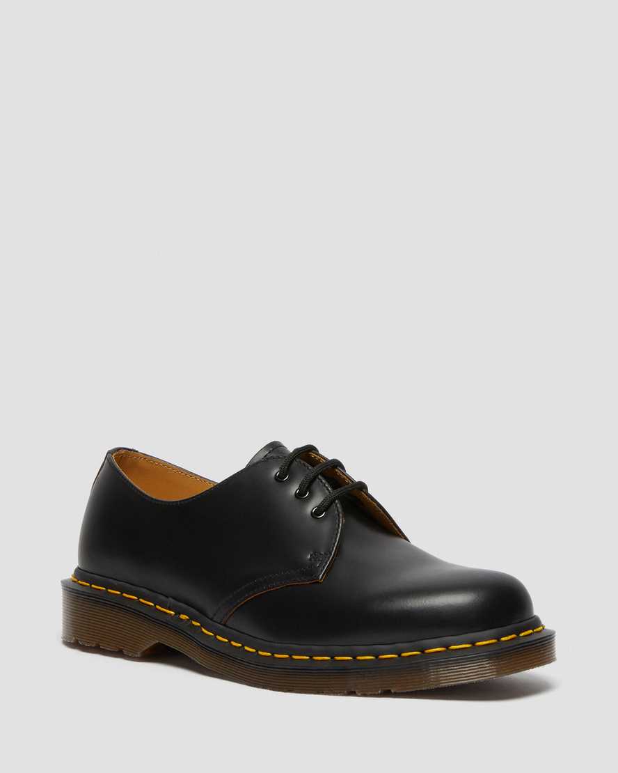 Dr. Martens 1461 Vintage Made In England Oxford Sko Herre Svart [6428HWDBR]